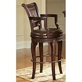 IMAGE OF Steve Silver AY300CC Antoinette Swivel Bar Chair