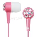 Ecell - PINK CRYSTAL BLING IN EAR EARPHONES FOR SONY WALKMAN, iPHONE 3G 3GS, CREATIVE ZEN, ARCHOS MP3, SAMSUNG MP3, SANDISK MP3, APPLE iPAD