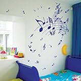 Music Note Children Nursery Art Wall Stickers / Wall Decals / Wall Mural