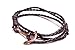 BE.YOU. Anchor Bracelet Company - Stainless Steel Gilded Anchors Genuine Rope Weave - Best Men's Bracelet Fashion & Style - Brown Cord & Bronze Anchor