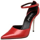 The Highest Heel Womens Slick Ankle-Strap Pump