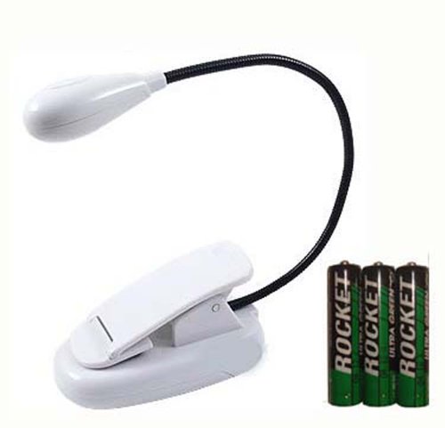 Kindle light Clip-On LED Book Light eReader White Color Sony Kindle book light (white)