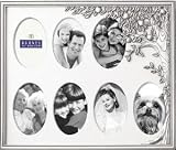 Pewter 7-opening Family Tree collage by Burnes - 2x3