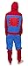 One Piece Sweatsuit - Marvel Spider-man - Zipper Costume Jumpsuit