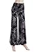 MBJ WB1060 Womens Chic Tie Dye Palazzo Pants XXXL BLACK