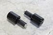 Suzuki Heavy Weighted Bar Ends - Black - GSXR Hayabusa Katana Bandit SV GSX R Barends