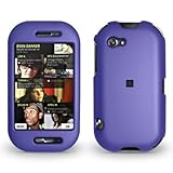 Purple Rubber Feel Snap-On Cover Hard Case Cell Phone Protector for Verizon ....