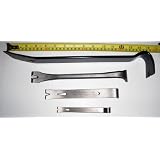 4 Piece Pry Bar, Nail Puller Assortment