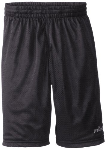 Spalding Big Boys' Basic Mesh Short, Graphite, 14-16