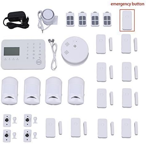 AuYou Dual-Network Alarm PSTN/GSM Wireless Touch Home Alarm System SMS Phone Calls App Remote Control (Android/IOS) LCD Autodial ( WL-JT-99CS )