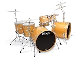 Mapex Saturn Series -- Plus Bass Fusion Pop 22, 7 Piece Shell Pack, Gloss Natural