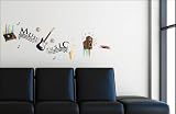 Music / Musical Instruments Notes Wall Mural Sticker