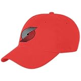 Portland Trail Blazers 2009-2010 Red Basic Logo Slouch Flex Fit Hat - L/XL (7 3/8 - 7 5/8)