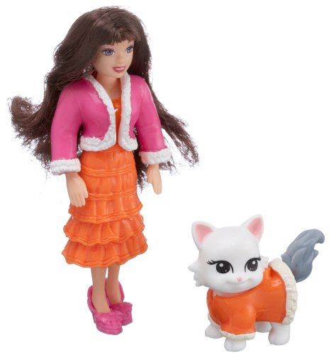 Buy Polly Pocket Totally Trend Pets Paw Pairs Figure
