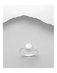 Fresh Water Pearls Ring In 92.5 Sterling Silver