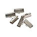 144pcs 16mm or 5/8 inch Ribbon Clamps with Loop - Silver