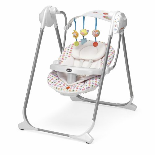 Chicco 4079110090000 - Babyschaukel Polly Swing Up, Design: Flower Power Preisvergleich