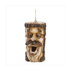 TREE SPIRIT HANGING BIRD BIRDHOUSE RUSTIC DECORATIVE by 