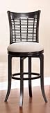Hillsdale Bayberry Cherry Wicker Swivel Counter Stool 4783-826