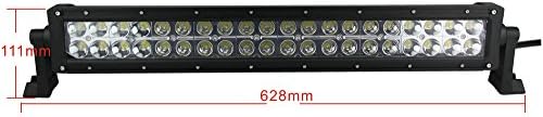 Exclusivex 120w 22'' Led Light Bar Flood Spot Combo Lamp for 4wd SUV UTE Offroad Truck ATV UTV