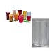 Carlisle Pebble Optic Drinkware Tumblers, 9.5 ounce, Clear (One Dozen Dishwasher Safe Break Resistant SAN Plastic Drinking Glasses)