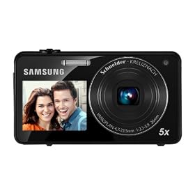 Samsung ST700 Digital Camera - Black (16MP, 5x Optical Zoom) 1.8 inch Front, 3 inch Rear Touch LCD