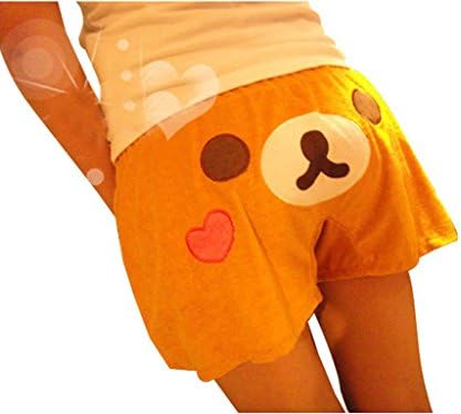 VOBAGA ® Women's San-x Rilakkuma Lounge Pant Sleep Shorts Sleepwear One Size