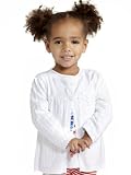 from M&Co Pointelle corsage cardigan White 0/3 MNTHS