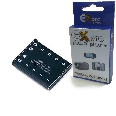 Ex-Pro Olympus Li-40 Li40 Li-42b Li42b L142b L1-42B, High Power Plus+ 2 Year Warranty Replacment Lithium Li-on Digital Camera Battery