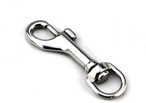 Stainless Steel Swivel Eye Bolt Snap Hook, 2.8" Length