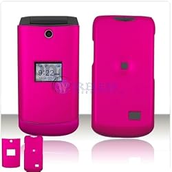 PINK RUBBER FEEL SNAP-ON COVER HARD CASE PHONE PROTECTOR for ZTE C88 C-88 MetroPCS