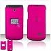 PINK RUBBER FEEL SNAP-ON COVER HARD CASE PHONE PROTECTOR for ZTE C88 C-88 MetroPCS