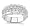 18k White Gold or Yellow Gold Two-Row Diamond Ring (H/SI2, 3/4 ct. tw.)