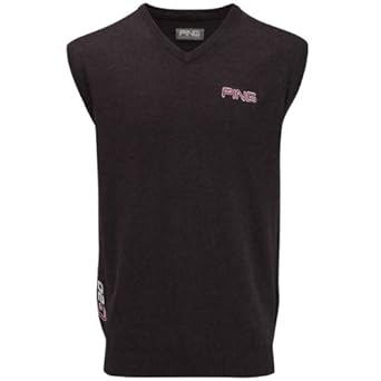 Ping Collection Men's G20 Tank Top Golf Slipover - Charcoal Marl - L: Amazon.co.uk: Clothing