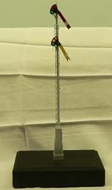 Desktop US&S Style B double blade lower quadrant semaphore