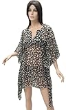 Polka Dot Printed Sheer Chiffon Tube Kaftan Caftan Beach Cover up Tunic XMas Christmas Gift