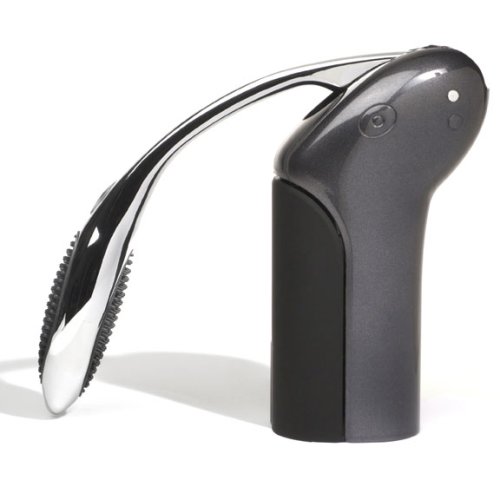 Childrens Toyshop  Kitchen & Housewares : Metrokane Vertical Rabbit Lever Style Corkscrew with Foil Cutter, Gun Metal Grey