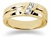 0.24 ctw. Men's Round Diamond Wedding Band in 14K Yellow Gold