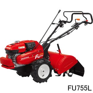 ミニ耕運機 ラッキー FU755L 耕幅600mm 【オイル充填・始動確認済】