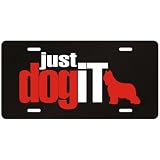New  Briard ... Just Dog It  License Plate Dog
