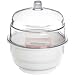 Bel-Art Scienceware 420310000 Polycarbonate/Polypropylene Space Saver Non-Vacuum Desiccator, 19.7cm ID, 23cm Flange OD, 26cm Height, 19cm Plate Size