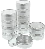 SE 876312DB 12PC Circular Glass Top Bins