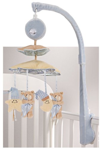 Childrens Toyshop  Toys : Gund Bear Mobile Blue 24"