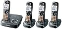 Panasonic Dect 6.0 Expandable Digital Cordless Answering System - 4 Handset System (KX-TG9334T)