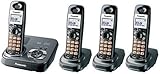 Panasonic Dect 6.0 Expandable Digital Cordless Answering System - 4 Handset System (KX-TG9334T)