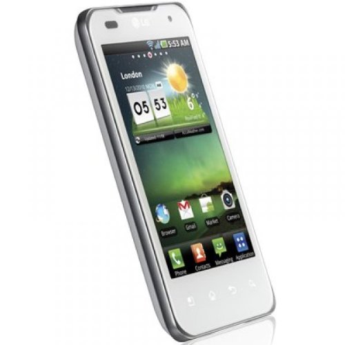 LG P990 OPTIMUS Speed Dual-Core Smartphone (10,16cm (4 Zoll) Touchscreen, Android 2.2, 8 MP Full-HD Video, Nvidia Tegra 2, GPS) weiß