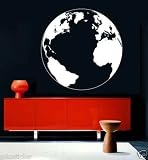 Earth Globe Vinyl Wall Decal Sticker Graphic Earth Globe Vinyl Wall Decal Sticker Graphic