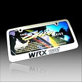Subaru WRX STI Chrome Metal License Frame