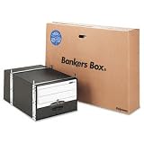 High-Stak Box, Lgl, Fiberboard/Steel, 15-1/2 x 23-1/4 x 11-1/4, BLK/WE, 6/Carton