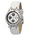 MICHAEL Michael Kors Women's White Leather Strap Chronograph